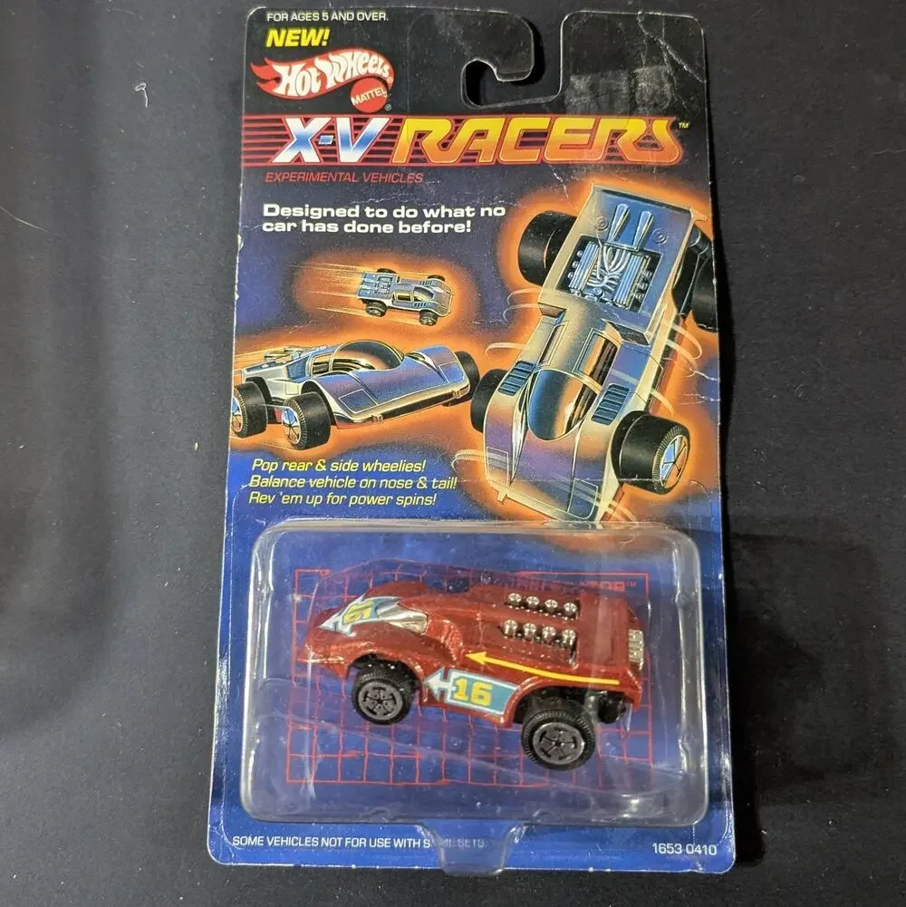 Hot Wheels X-V Racers Excelerator #16 Red MOC Carded 1985 Mattel